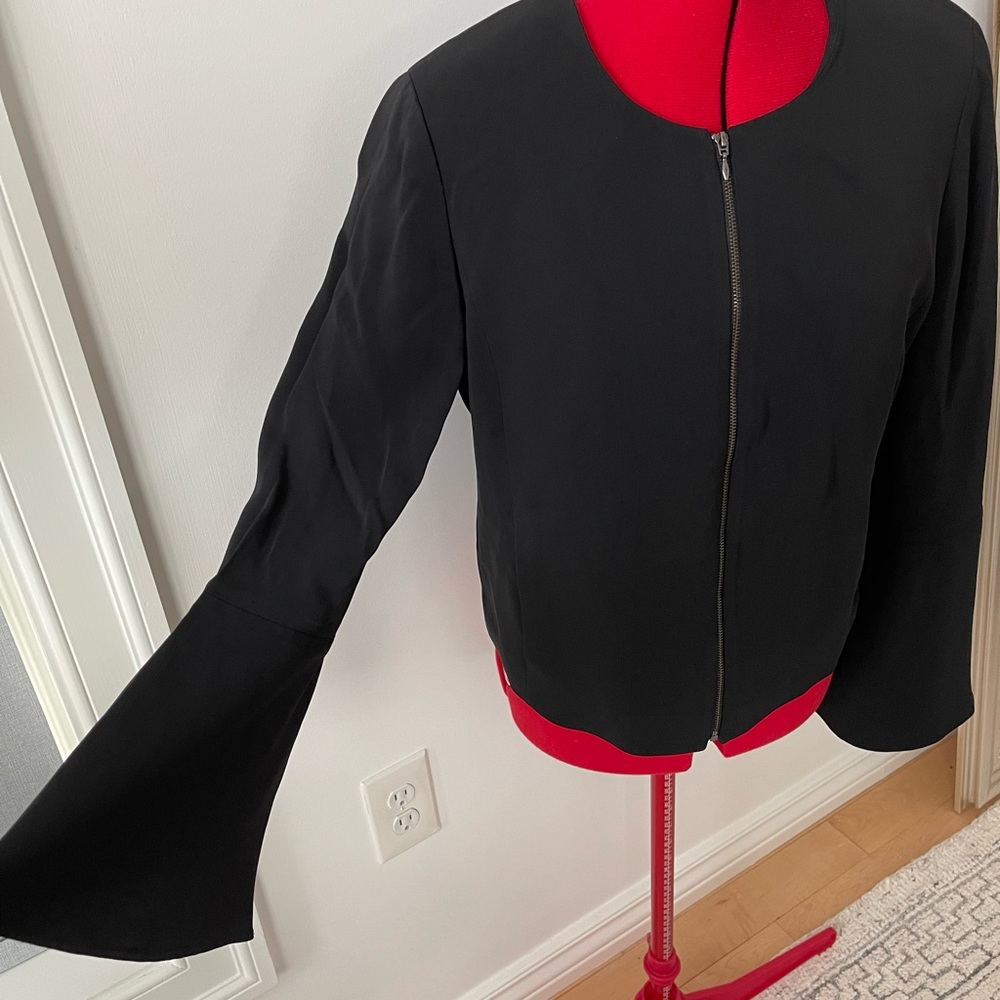 Kobi Halperin zip bell sleeve blazer